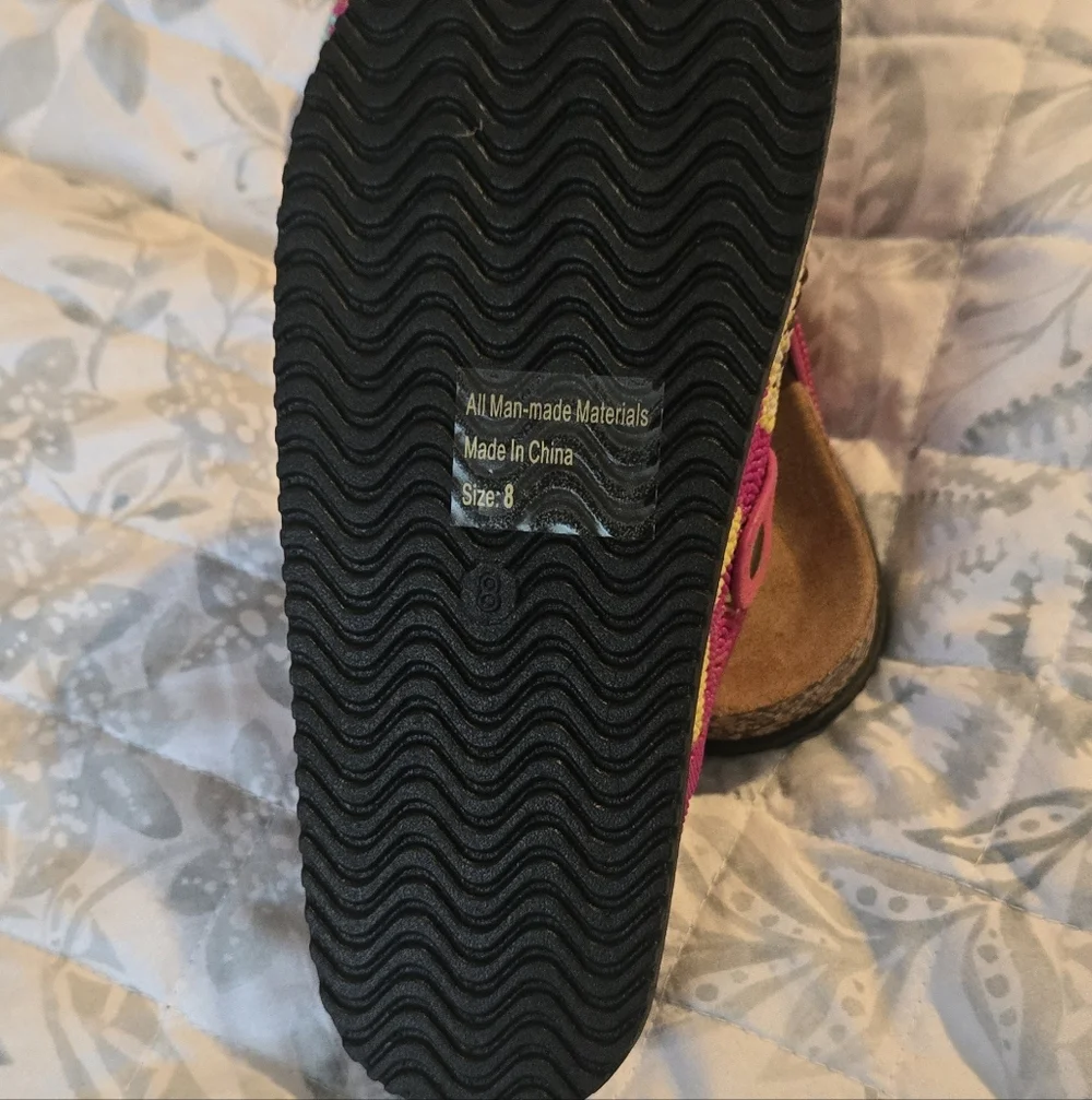 Women's Pink Beaded Slip-On Clogs - Picture 3 of 3